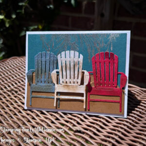 Butterfly Inspirations Blog Hop – Relaxing Waterside in Red, White and Blue